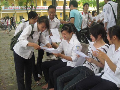 This undated file photo shows Vietnamese students This undated file photo shows Vietnamese students